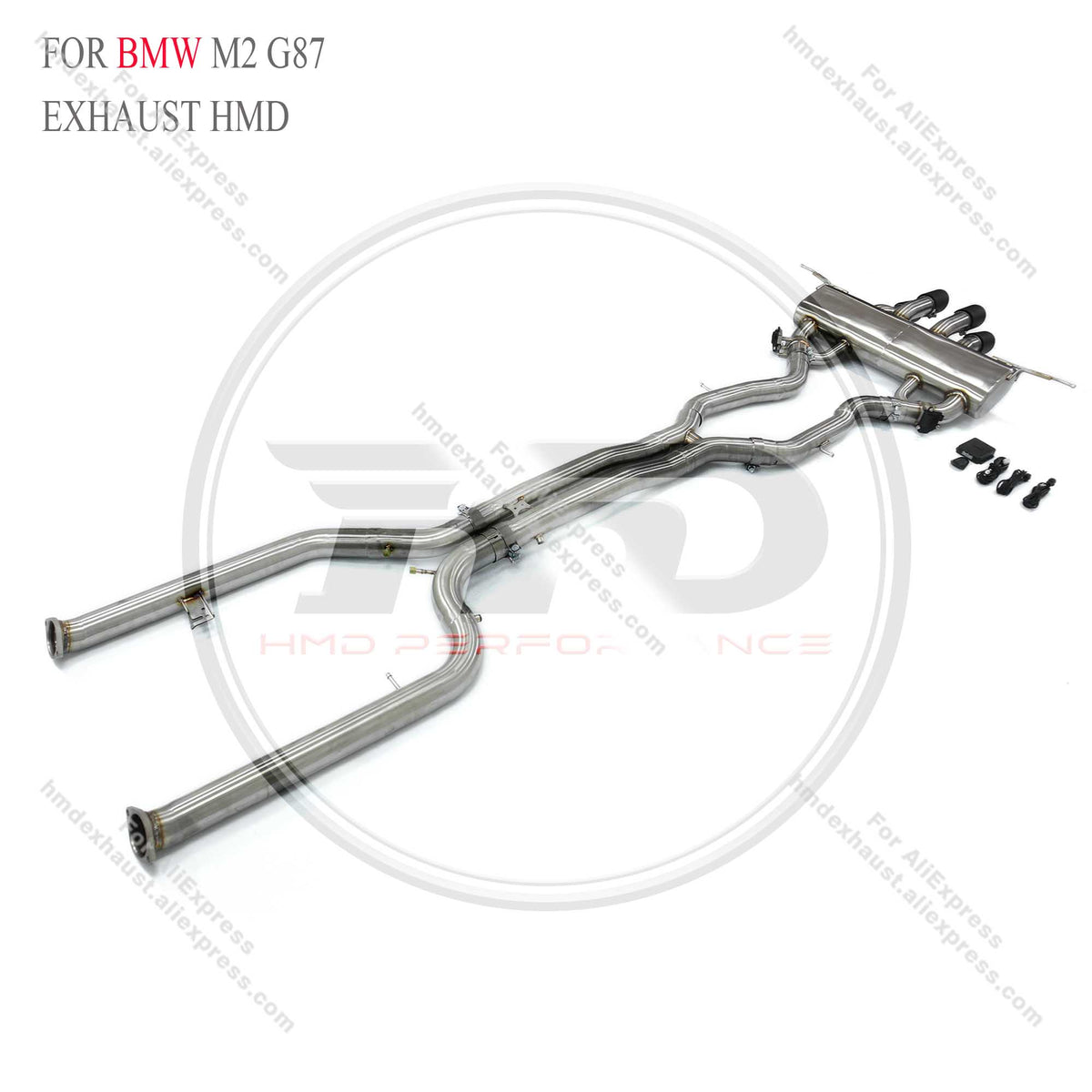 BMW M2 G87 catback sus304 Valved Sport Exhaust System Center 4‑Exit