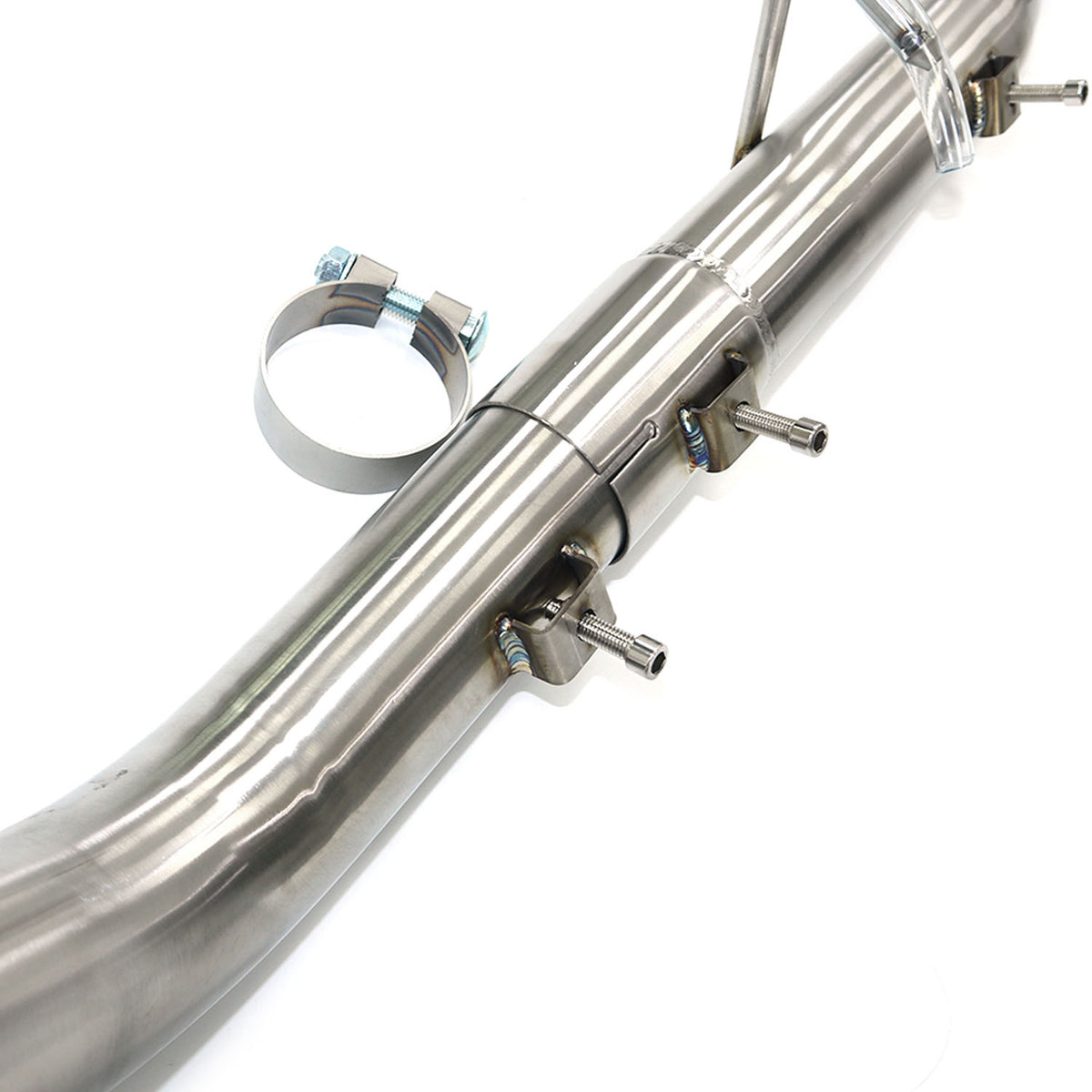Aston Martin DBS V12 6.0T catback add Resonator Tube sus304 Valved Sport Exhaust System