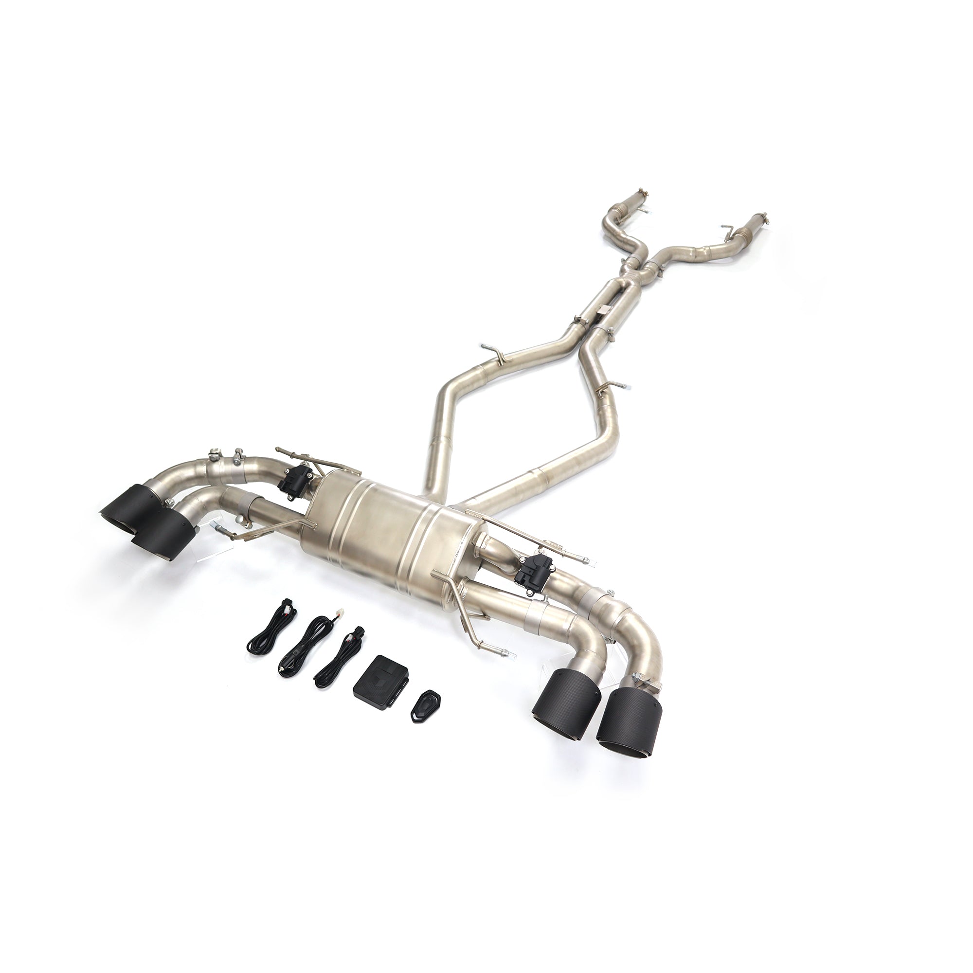 Alfa Romeo Giulia Quadrifoglio 2.9T catback SUS304 Exhaust System Variable valve with controller