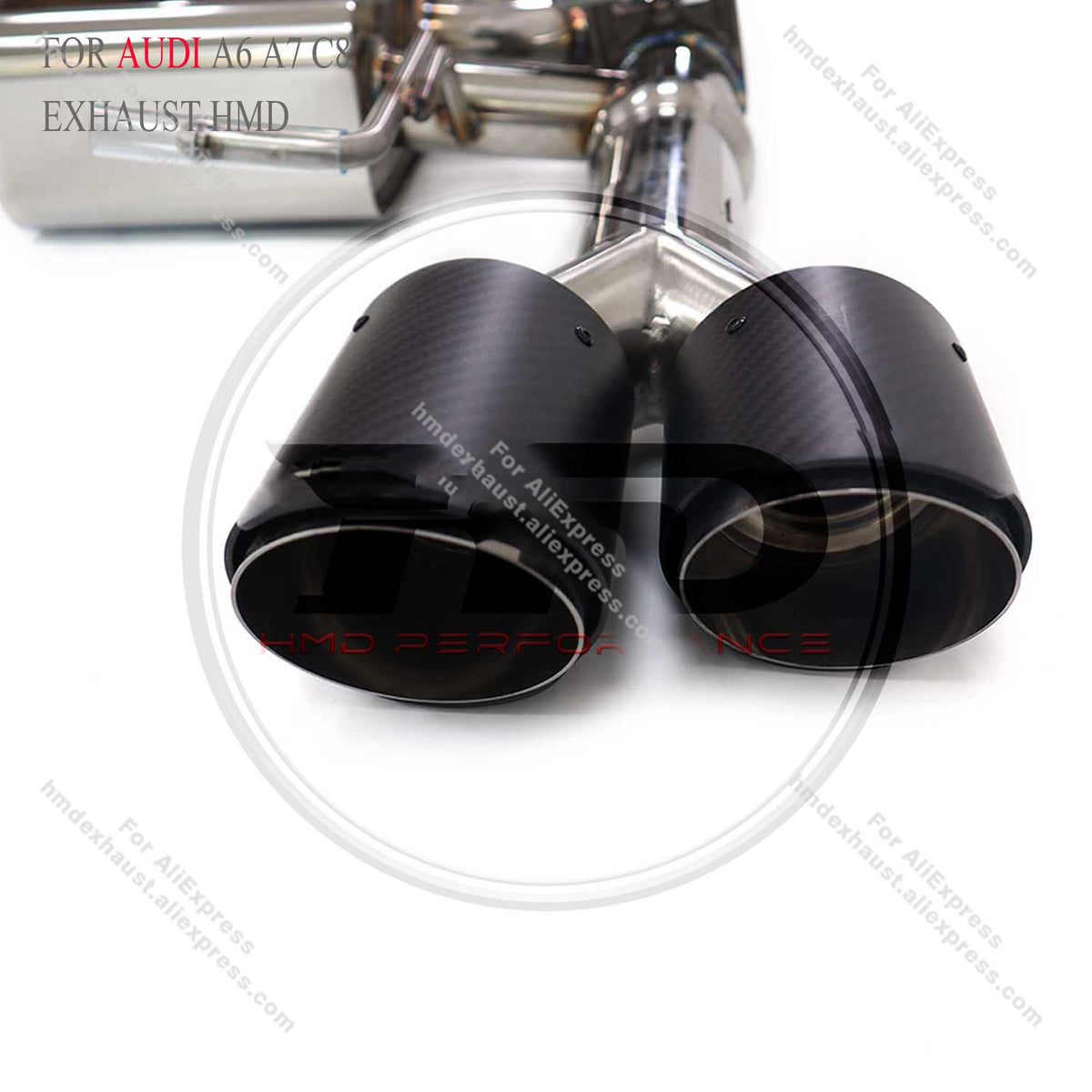 Audi A6 A7 C8 Hybrid 2.0T catback sus304 Valved Sport Exhaust System