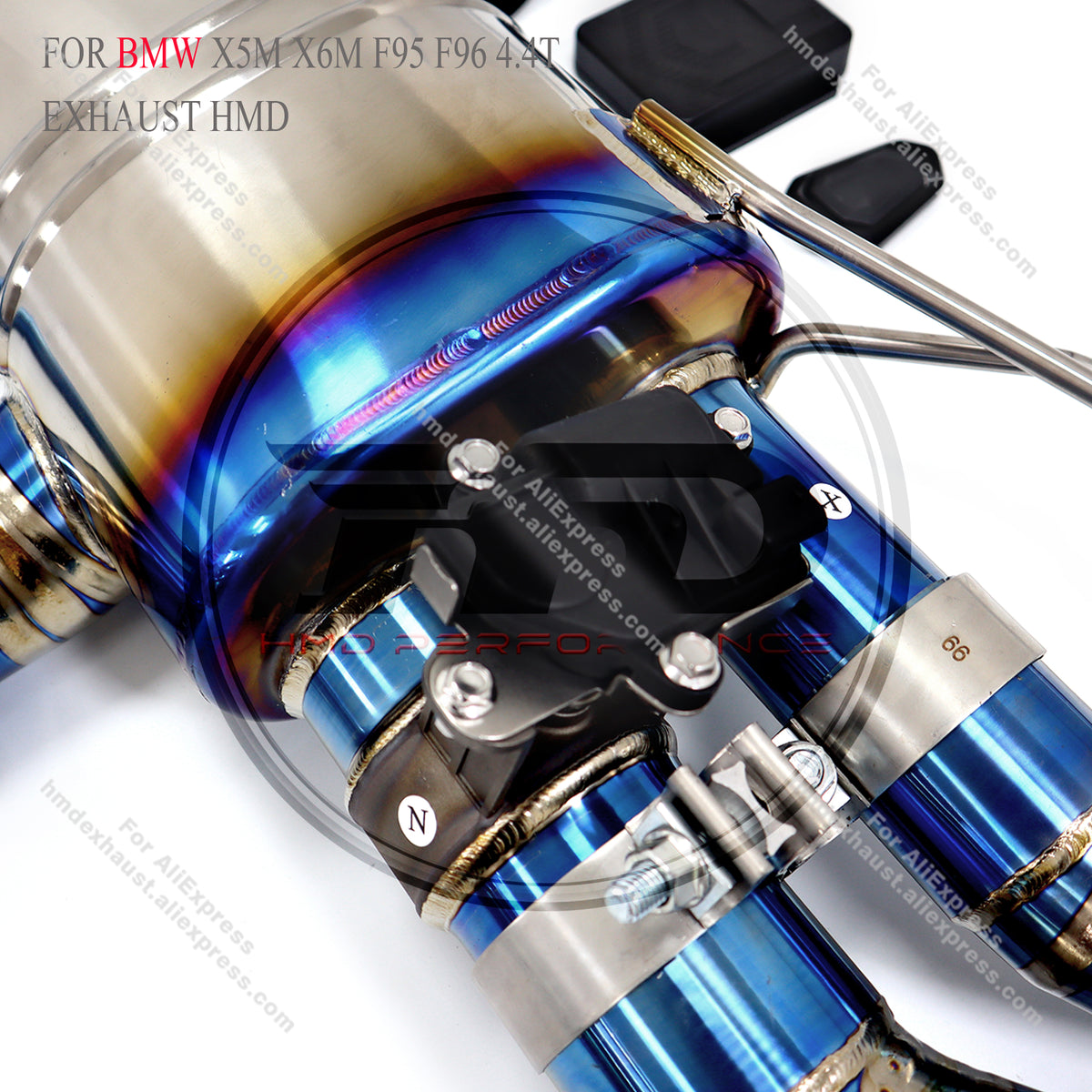 BMW X5M X6M F95 F96 4.4T Catback Titanium Valved Sport Exhaust System