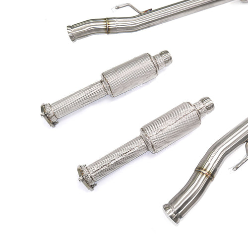 Aston Martin DBS V12 6.0T catback add Resonator Tube sus304 Valved Sport Exhaust System