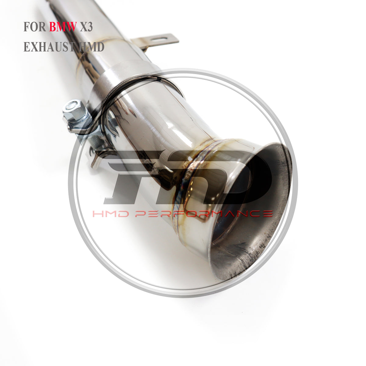 For BMW X3 G01 G08 X3‑M Style Quad Tips Catback Exhaust System 304 Stainless Steel Valved Muffler