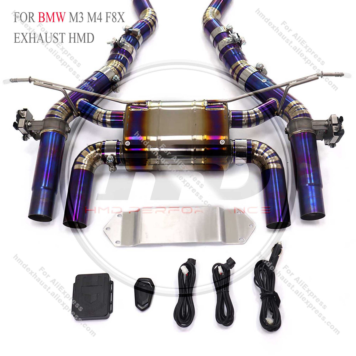 BMW M3 M4 F8X Catback Titanium Valved Sport Exhaust System Single Pipe Version