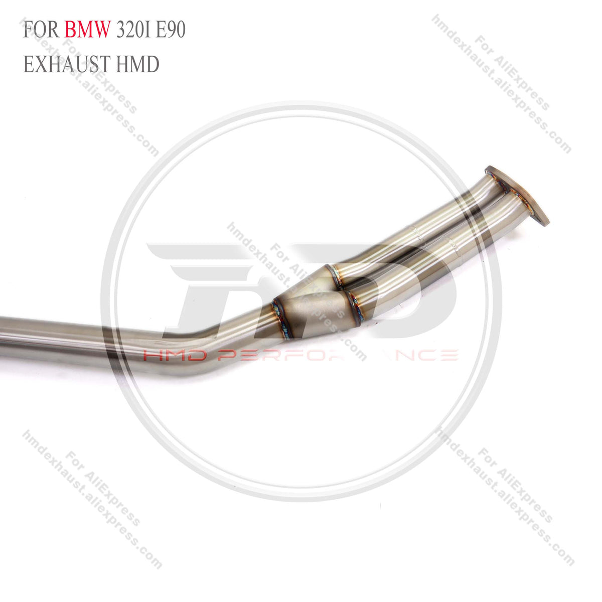SUS304 Valved Catback Exhaust System M3 Style Body Kit Conversion For BMW 320i E90