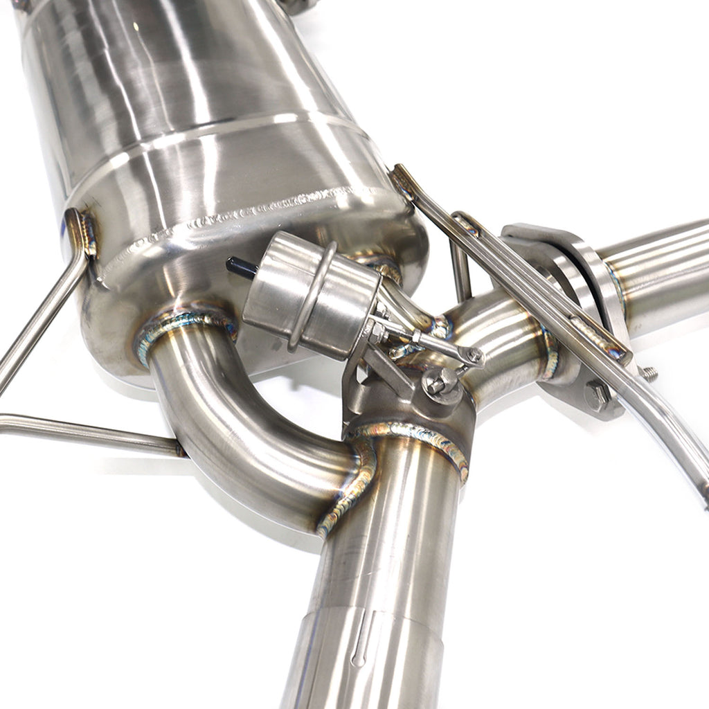 Aston Martin DBS V12 6.0T catback add Resonator Tube sus304 Valved Sport Exhaust System