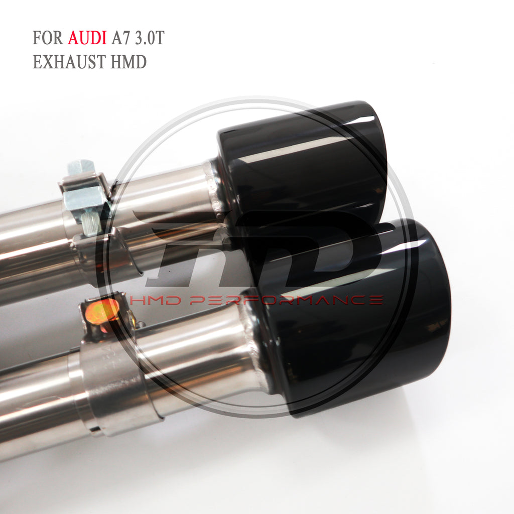 AUDI A7 C8 3.0T catback sus304 Valved Sport Exhaust System