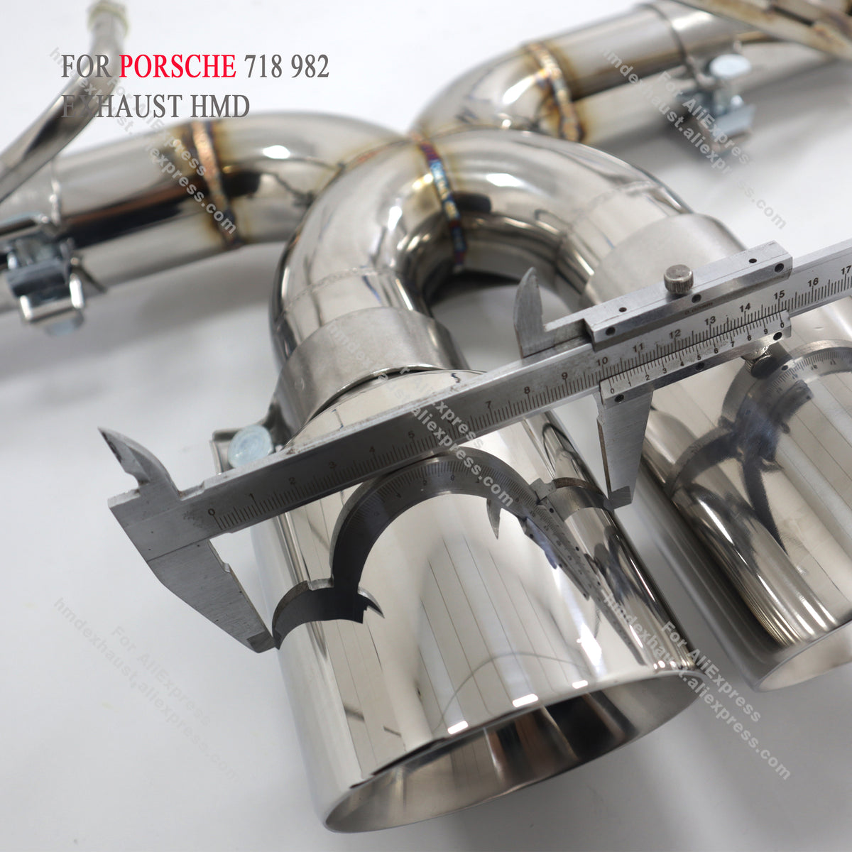 Porsche 718 982 Straight Catback SUS304 High Flow Exhaust System