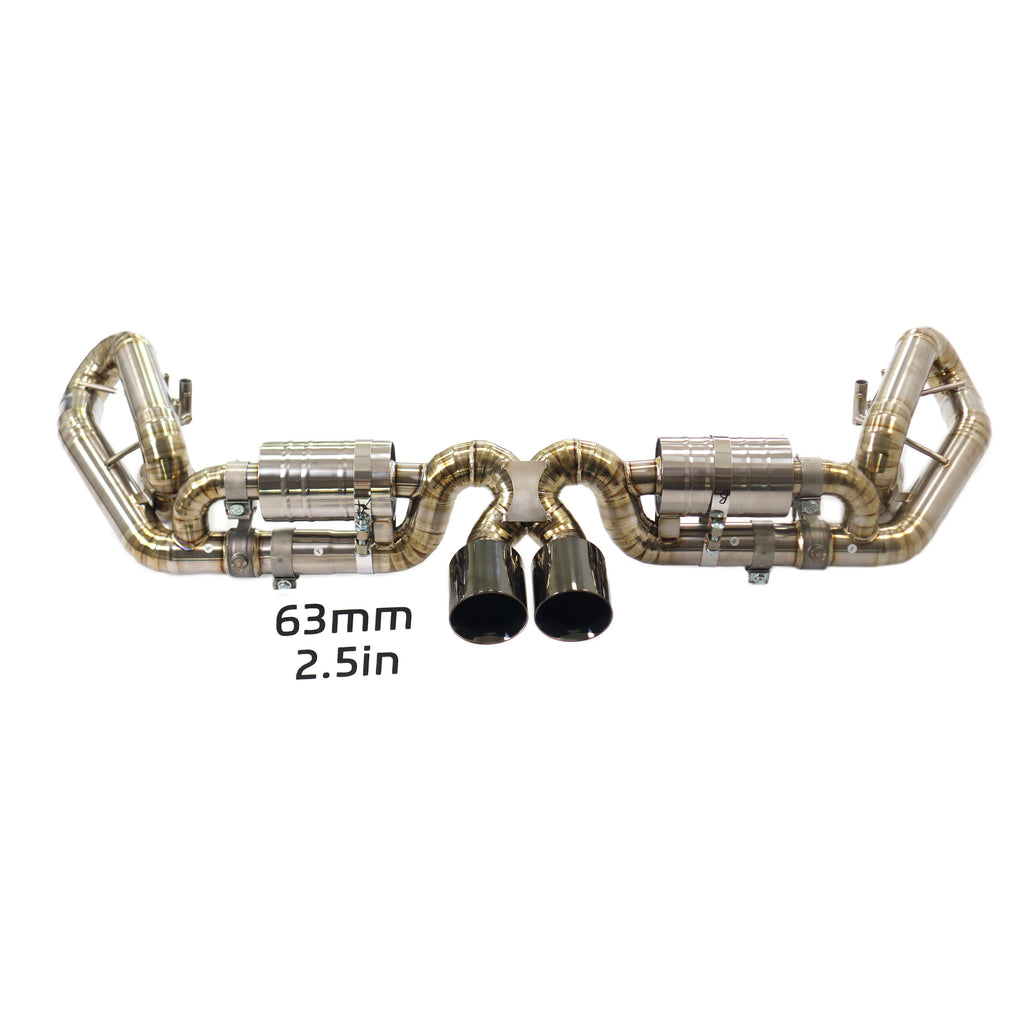 Porsche 911 991.1 GT3 Catback Titanium Valved Sport Exhaust System