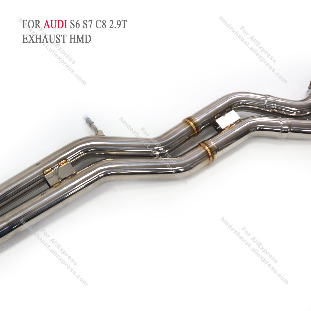 Audi S6 S7 C8 2.9T catback sus304 Valved Sport Exhaust System