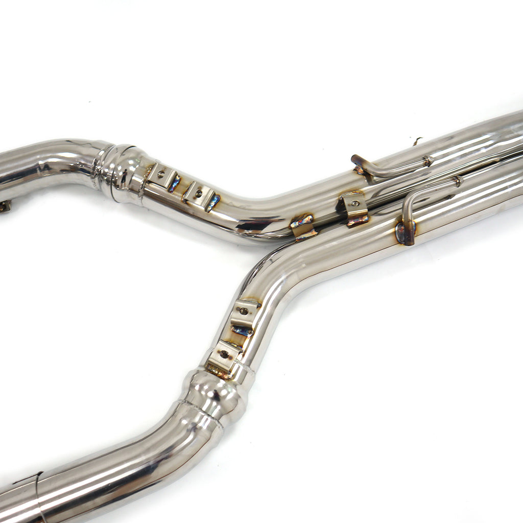 Aston Martin Rapide V12 catback add Resonator Tube sus304 Valved Sport Exhaust System