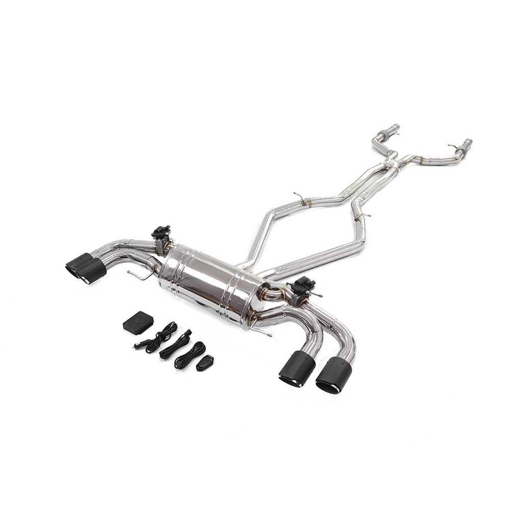 Alfa Romeo Stelvio Quadrifoglio 2.9T catback sus304 Valved Sport Exhaust System