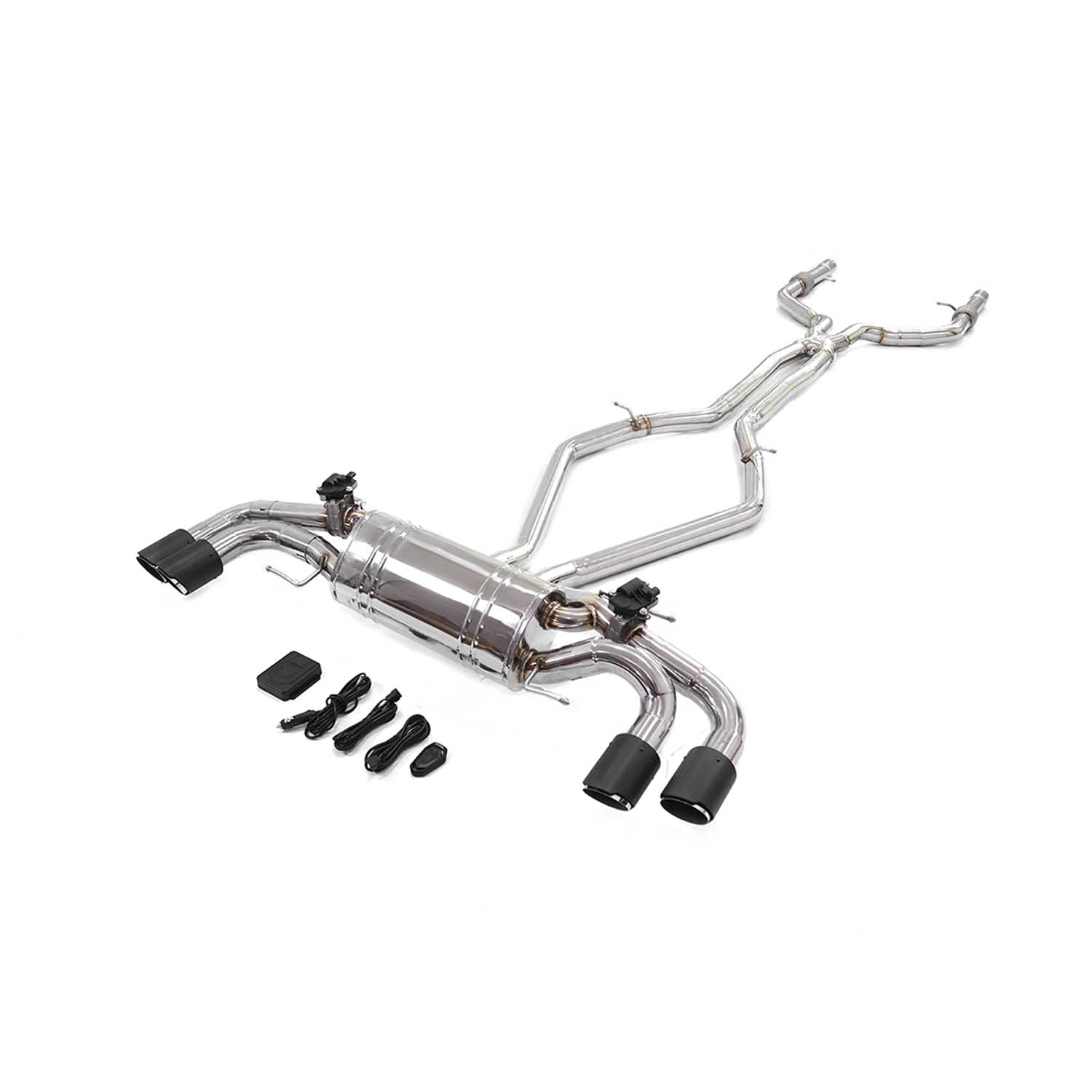 Alfa Romeo Stelvio Quadrifoglio 2.9T catback sus304 Valved Sport Exhaust System