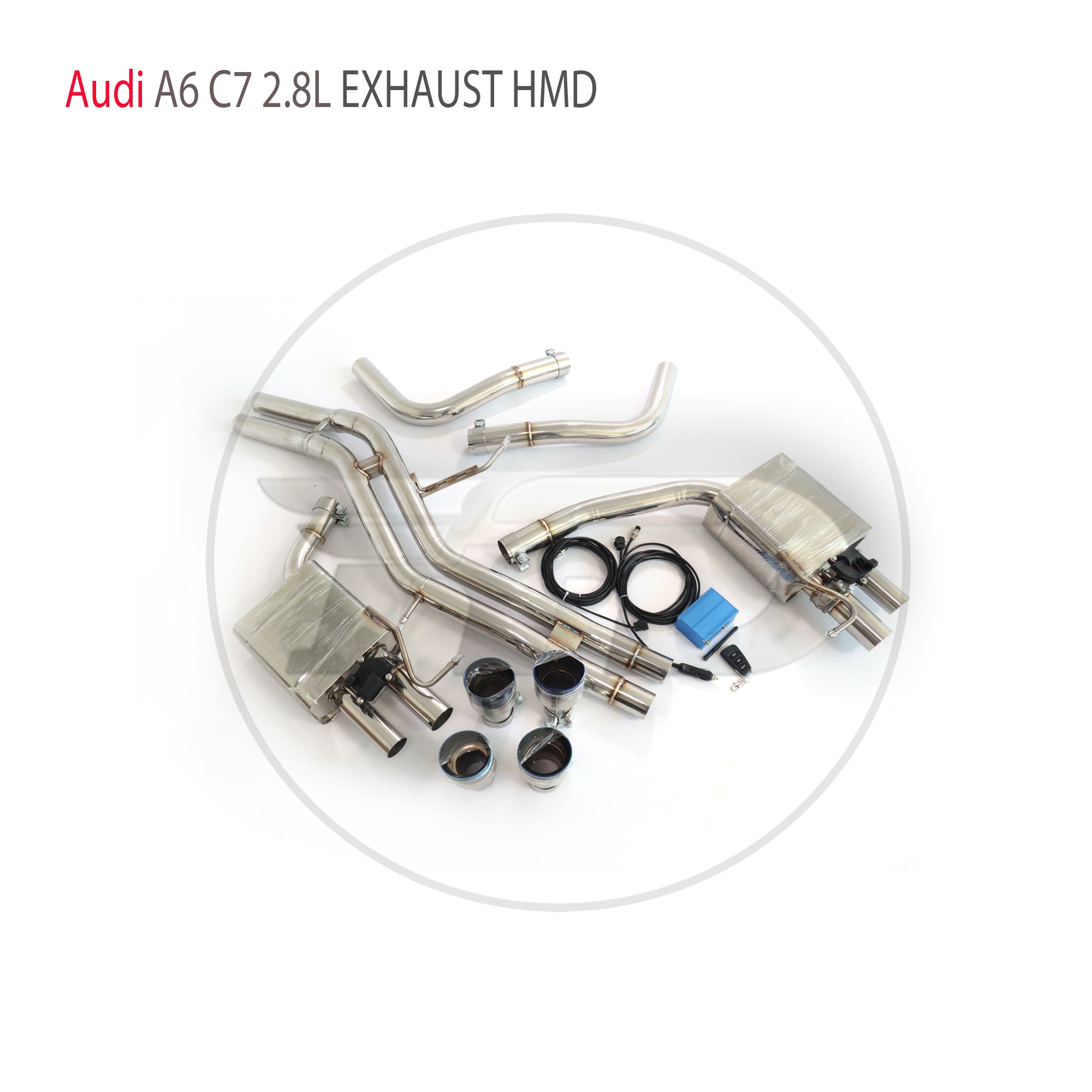 Audi A6 c7 2.8 catback sus304 Valved Sport Exhaust System