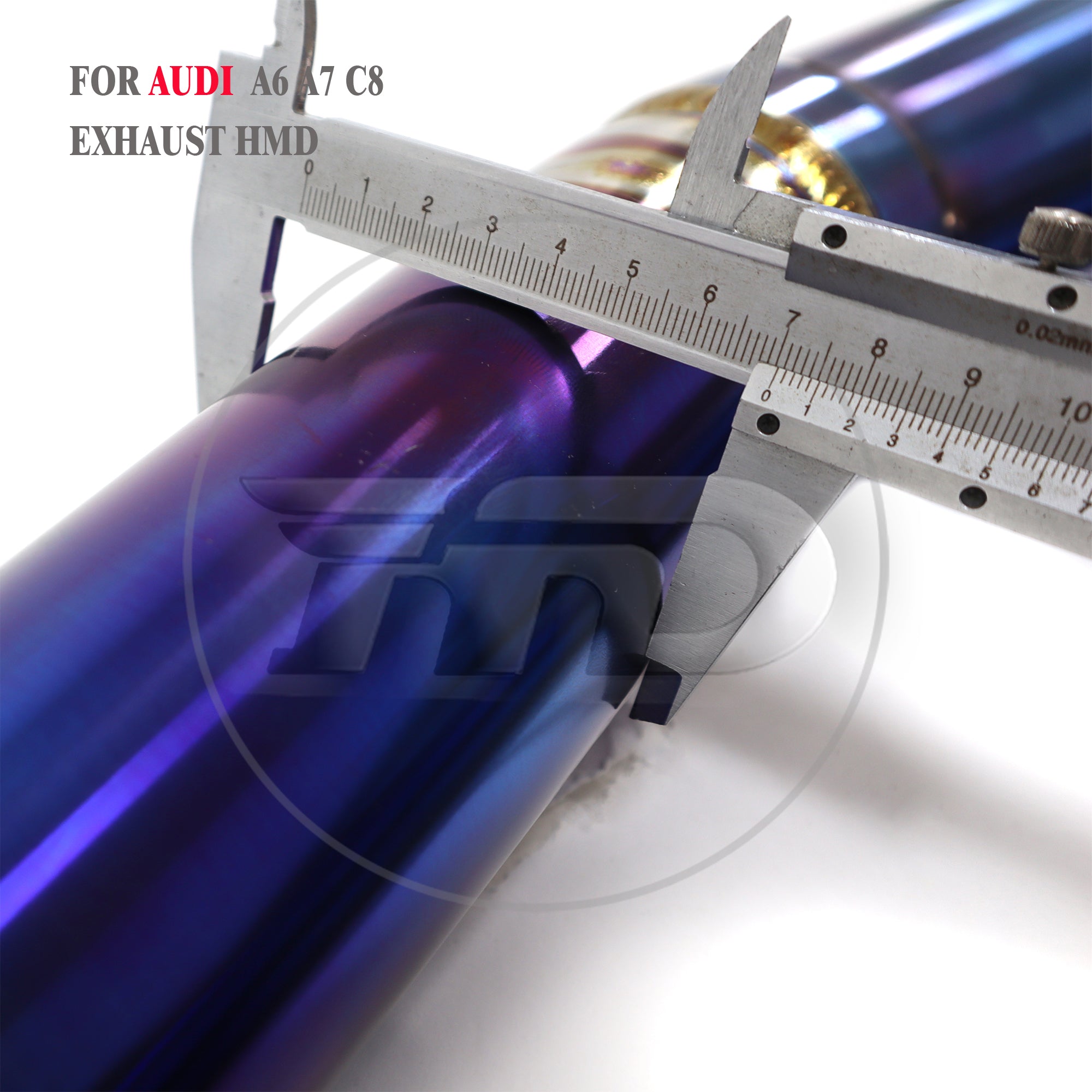 Audi A6 A7 C8 catback Titanium Valved Sport Exhaust System