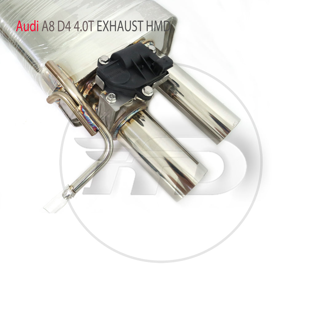 Audi A8 S8 D4 catback sus304 Valved Sport Exhaust System