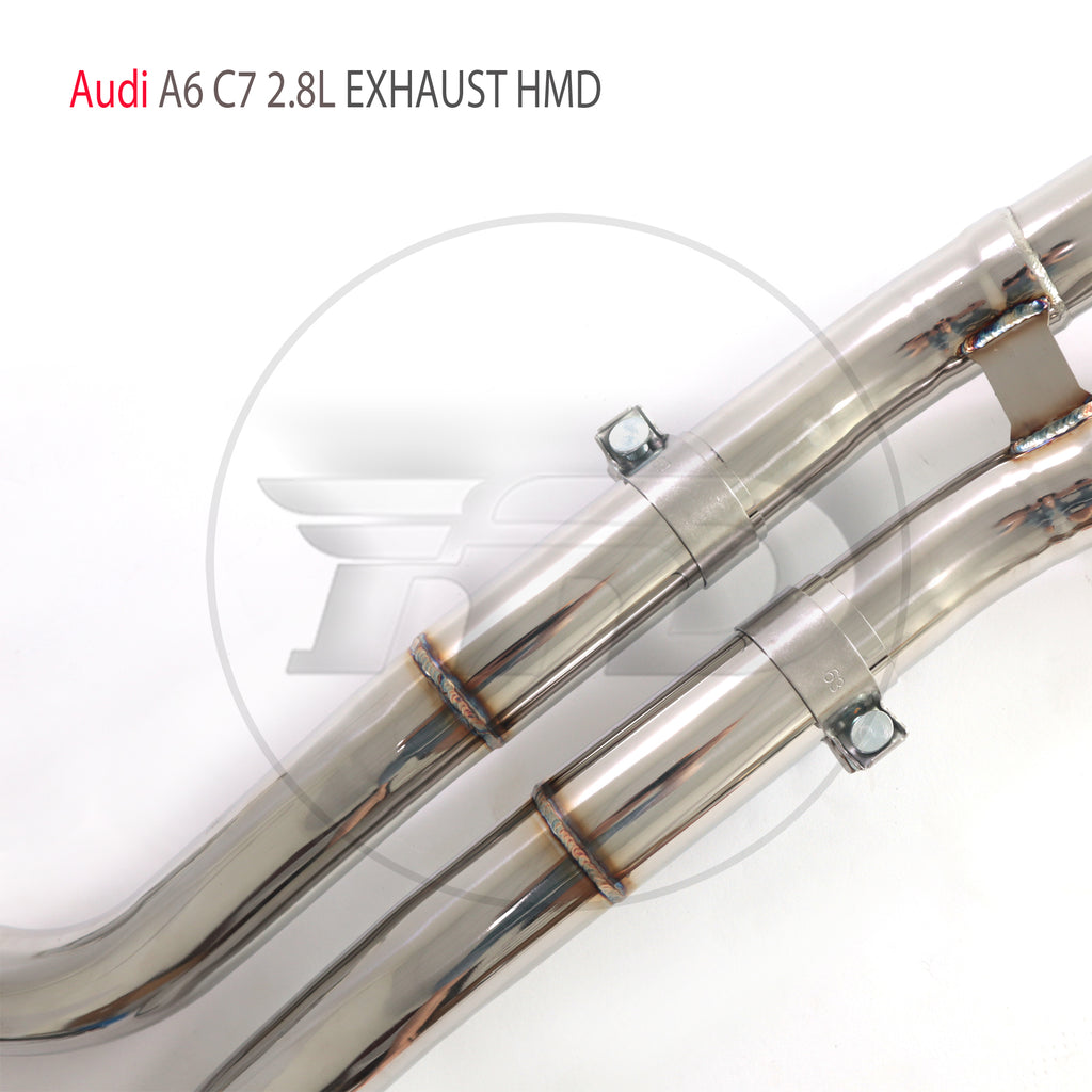 Audi A6 c7 2.8 catback sus304 Valved Sport Exhaust System