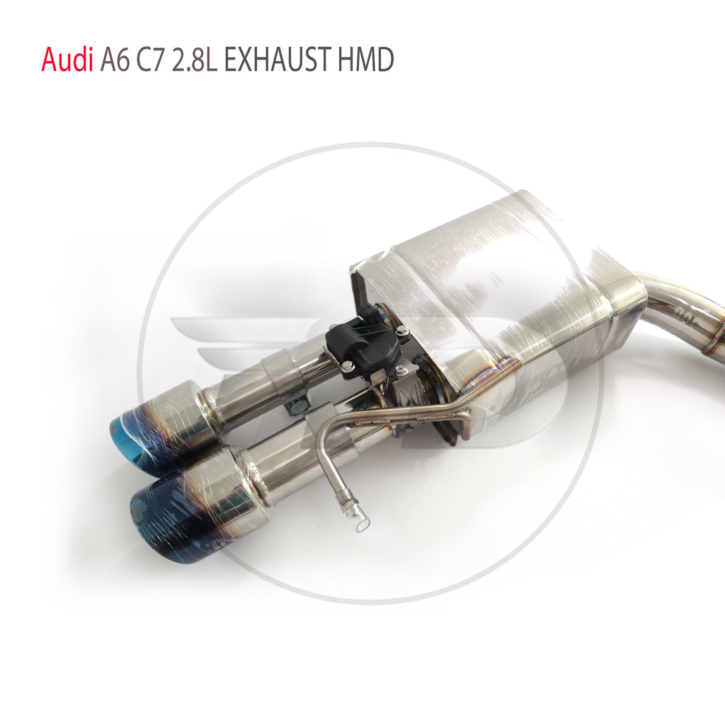Audi A6 c7 2.8 catback sus304 Valved Sport Exhaust System