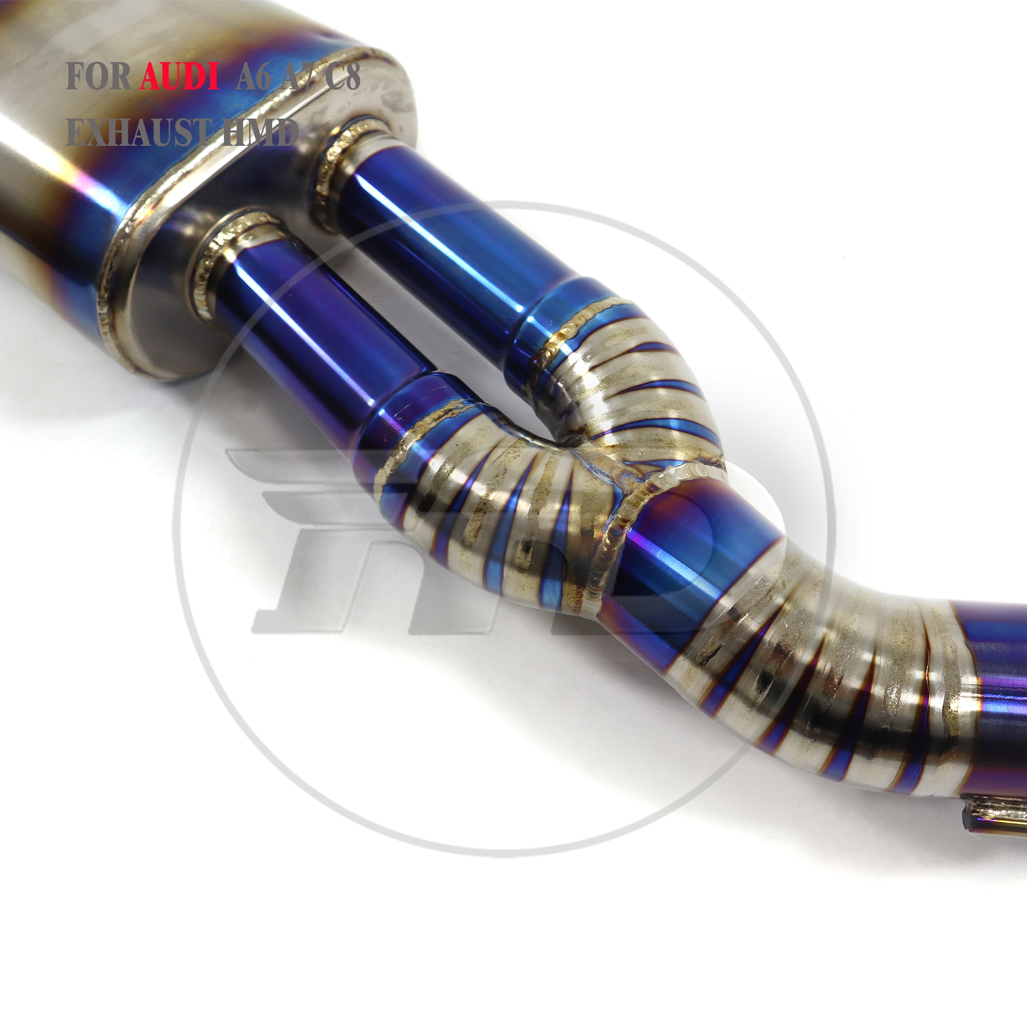 Audi A6 A7 C8 catback Titanium Valved Sport Exhaust System