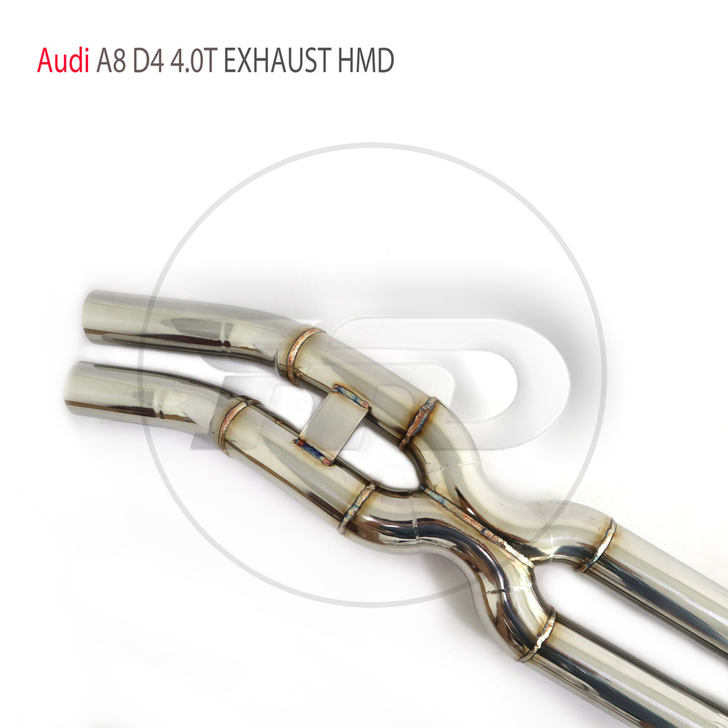 Audi A8 S8 D4 catback sus304 Valved Sport Exhaust System