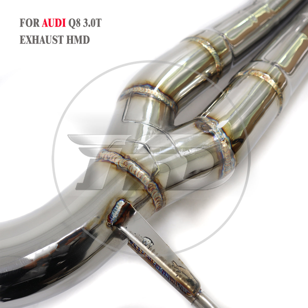 audi Q8 3.0T catback sus304 Valved Sport Exhaust System