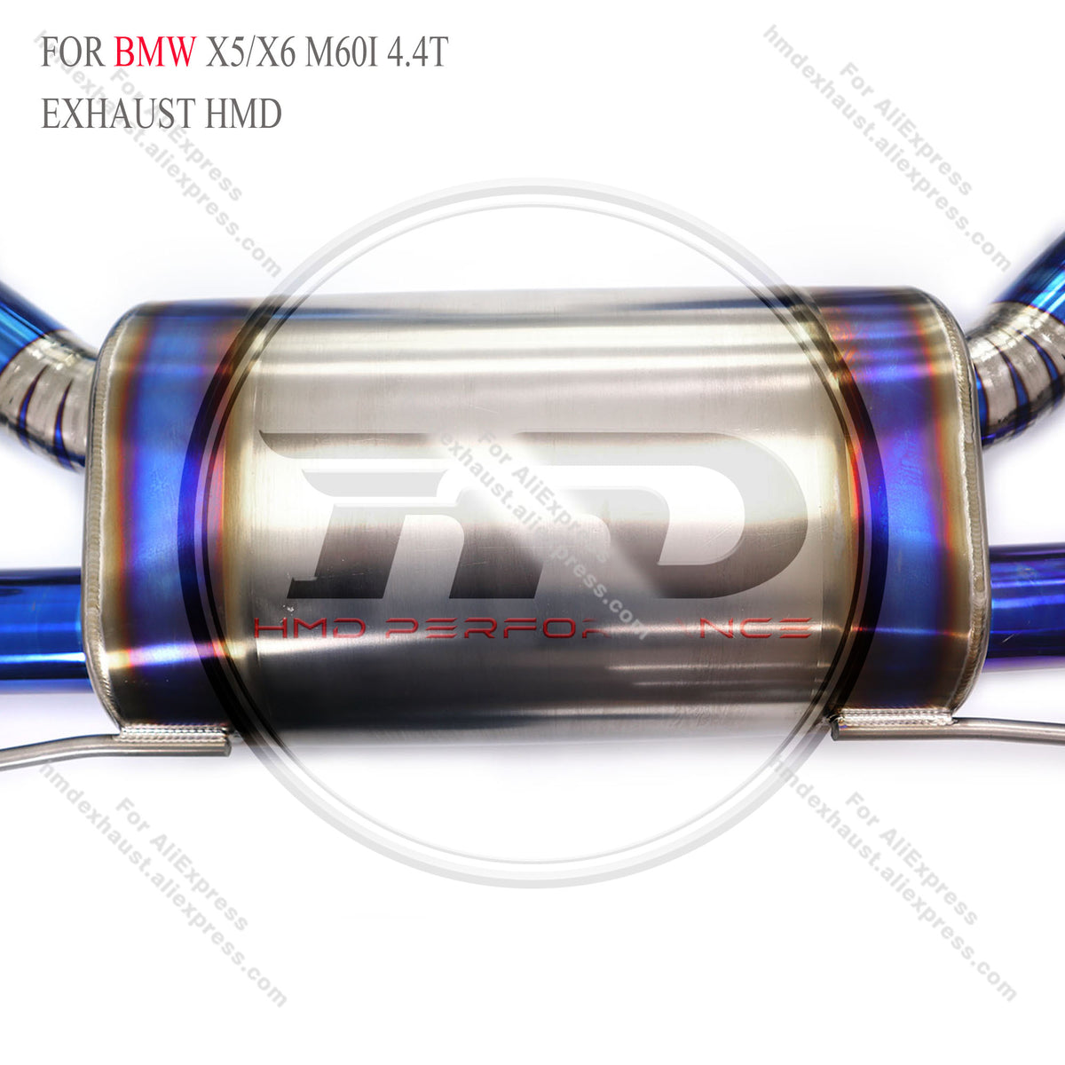 BMW X5 X6 M60i 4.4T Catback Titanium Valved Sport Exhaust System