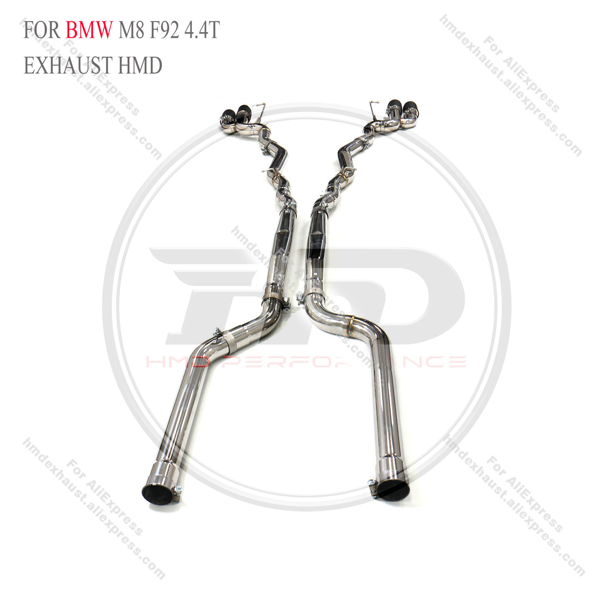 BMW M8 F92 4.4T Straight Catback SUS304 High Flow Exhaust System