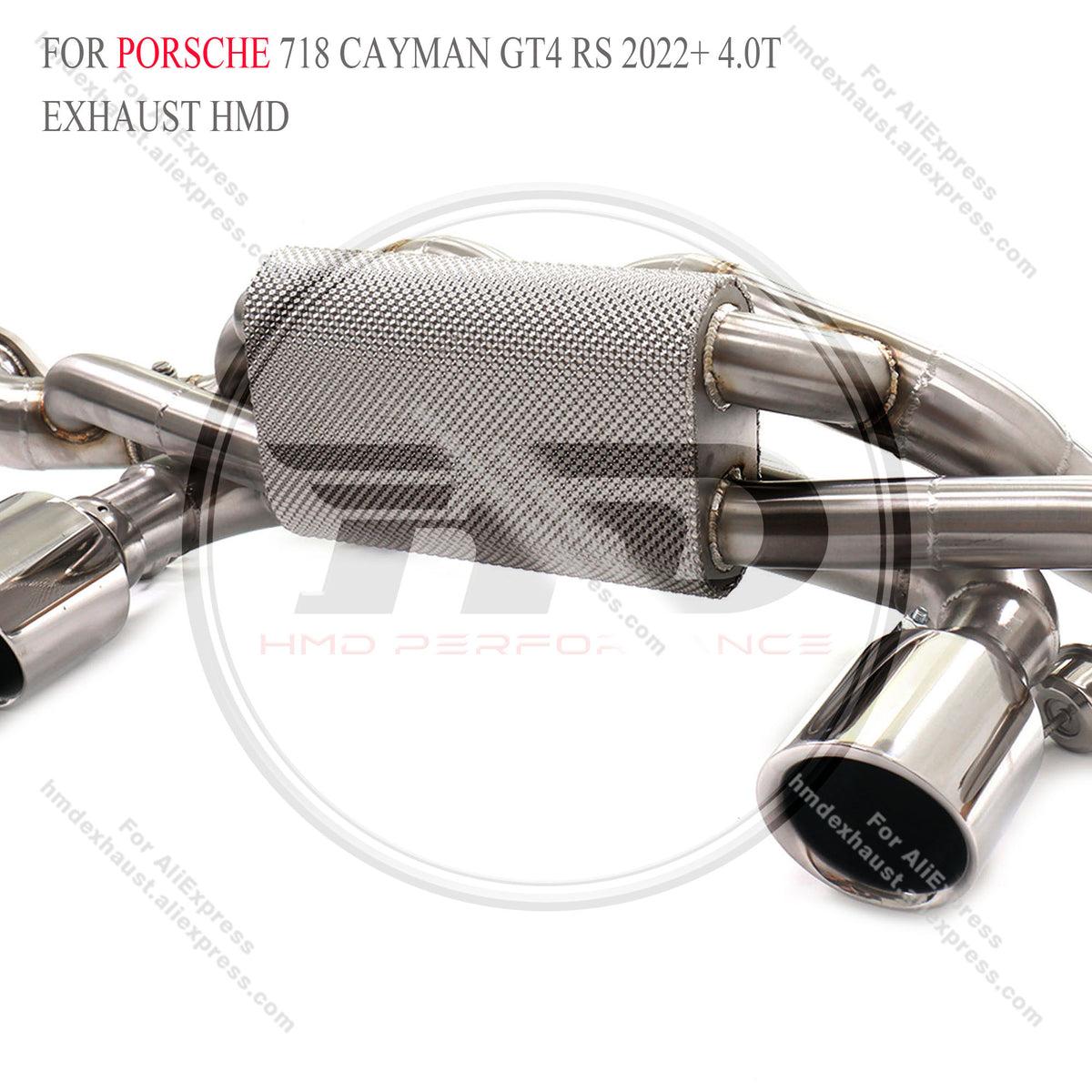 Porsche 718 GT4 RS 4.0 catback sus304 Valved Sport Exhaust System