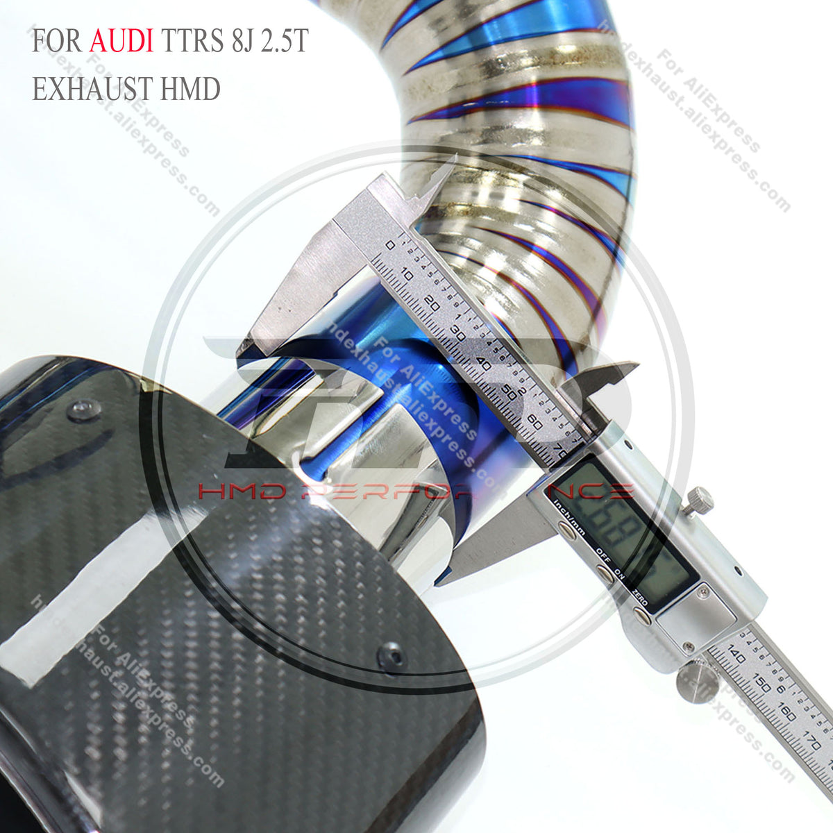 Audi TTRS 8J 2.5T Catback Titanium Valved Sport Exhaust System
