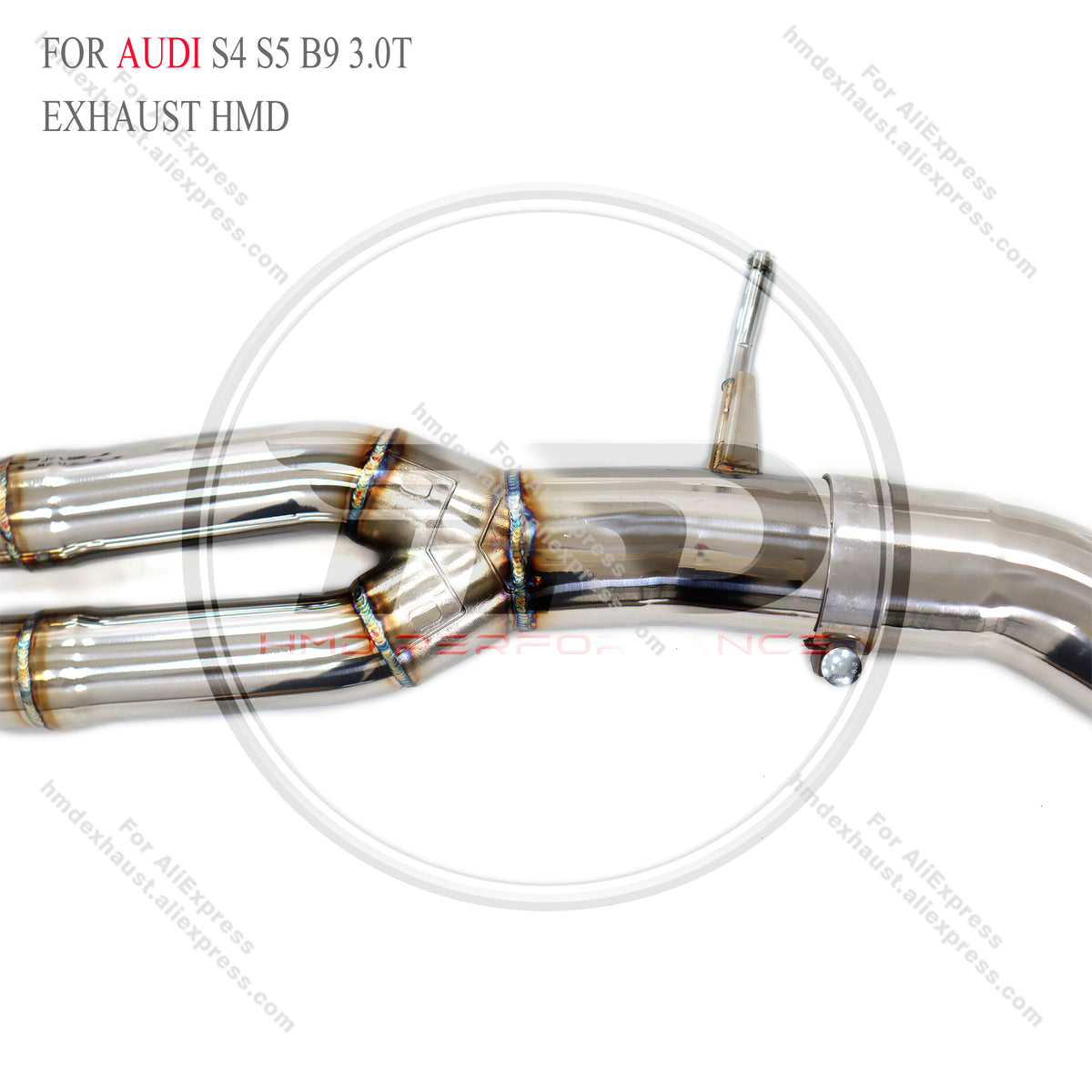 Audi S4 S5 B9 3.0T catback sus304 Valved Sport Exhaust System
