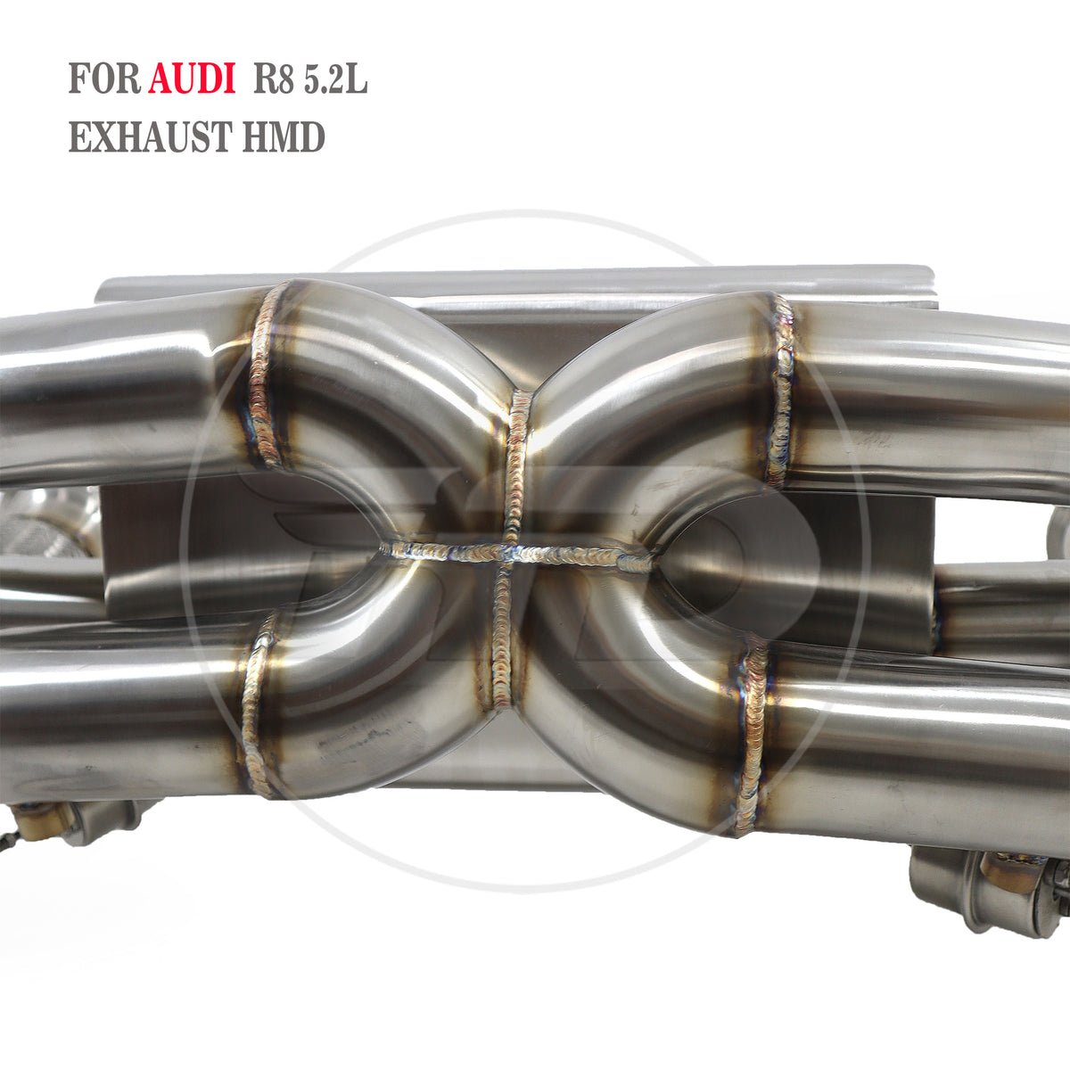 Audi R8 V10 5.2L 2022+ Catback For OPF‑Equipped models SUS304 Valved Sport Exhaust System