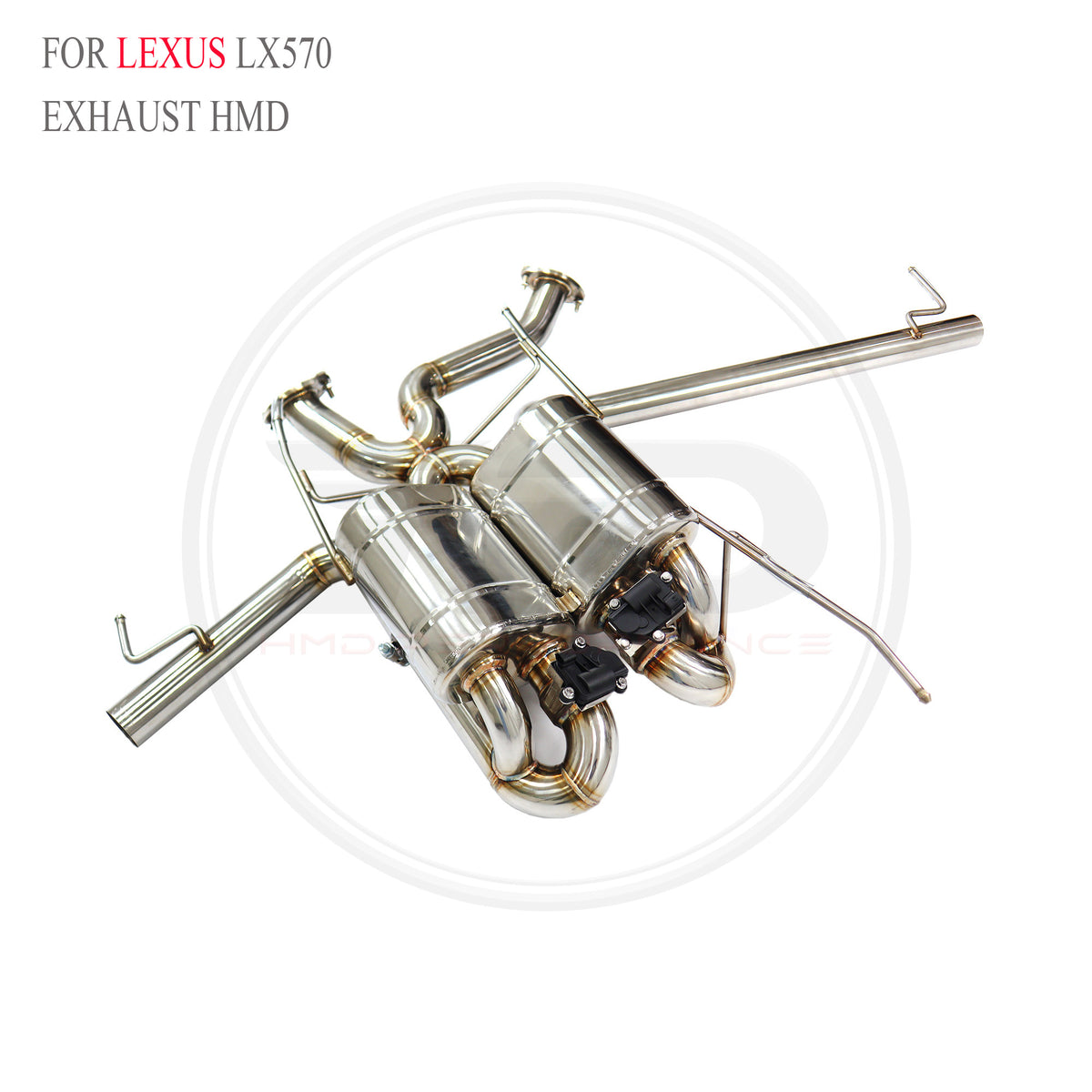 Lexus LX570 catback SUS304 Valved Sport Exhaust System - 2