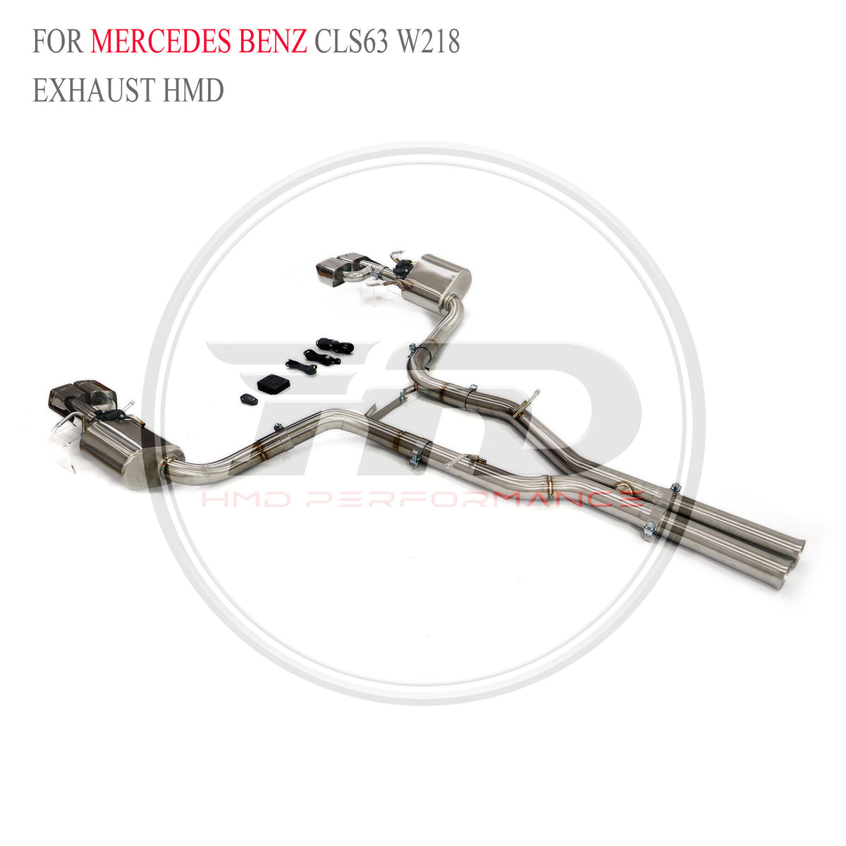 Mercedes-Benz CLS63 W218 catback SUS304 Sport Exhaust System - 4
