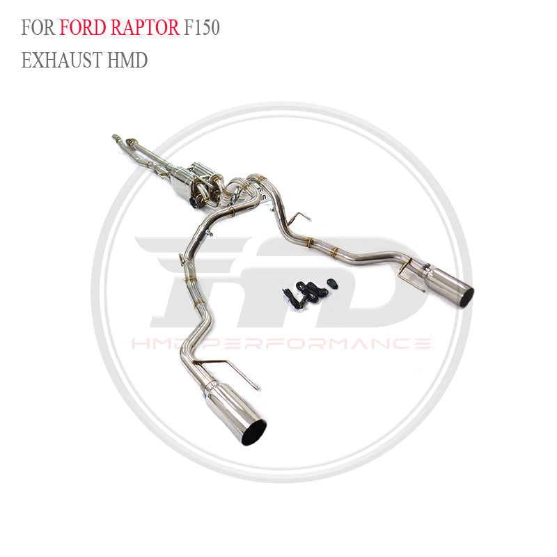 Ford Raptor F150 3.5T catback SUS304 Valved Sport Exhaust System - 6