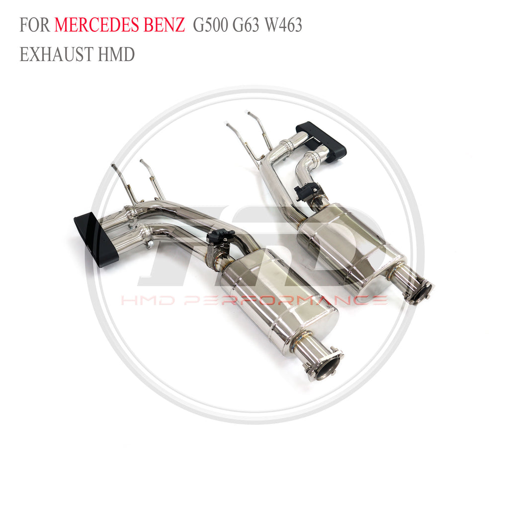 Mercedes-Benz G500 G63 W463 catback SUS304 Racing Grade Exhaust System - 3