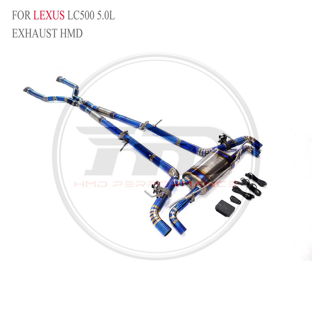Lexus LC500 5.0L catback Titanium Sport Exhaust System - 3