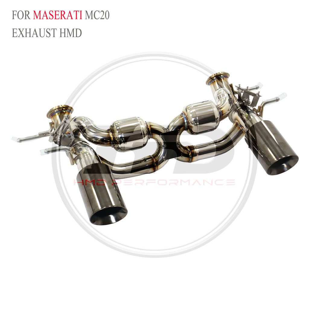 Maserati MC20 Valved Catback SUS304 Racing Grade Exhaust System - 4