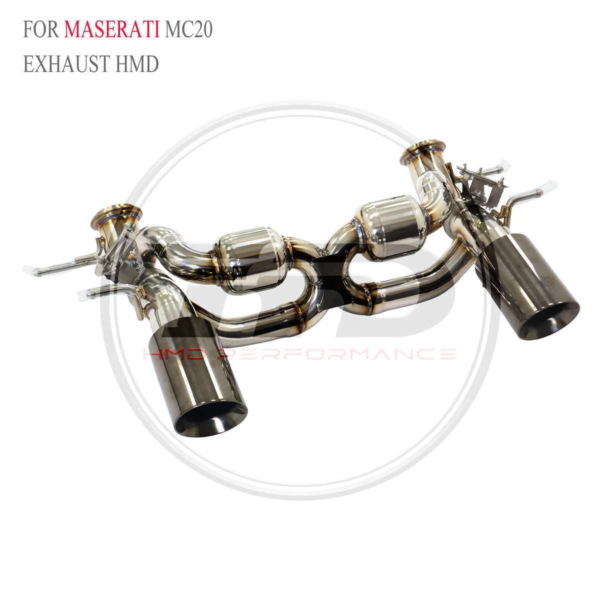 Maserati MC20 Valved Catback SUS304 Racing Grade Exhaust System - 4