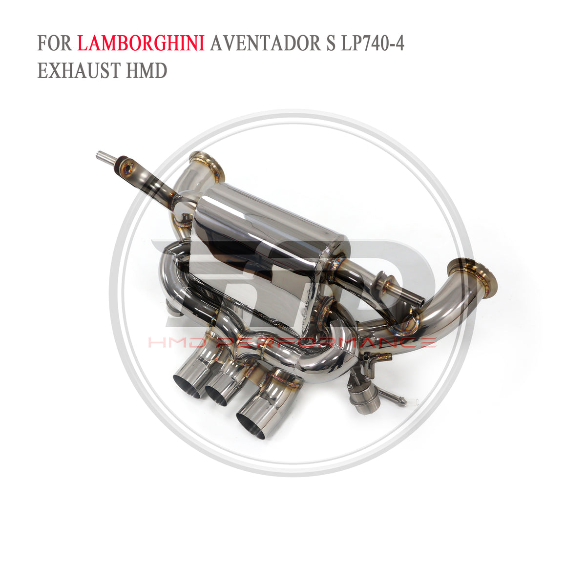 Lamborghini Aventador LP740-4 Valved Catback SUS304 Racing Grade Exhaust System - 4