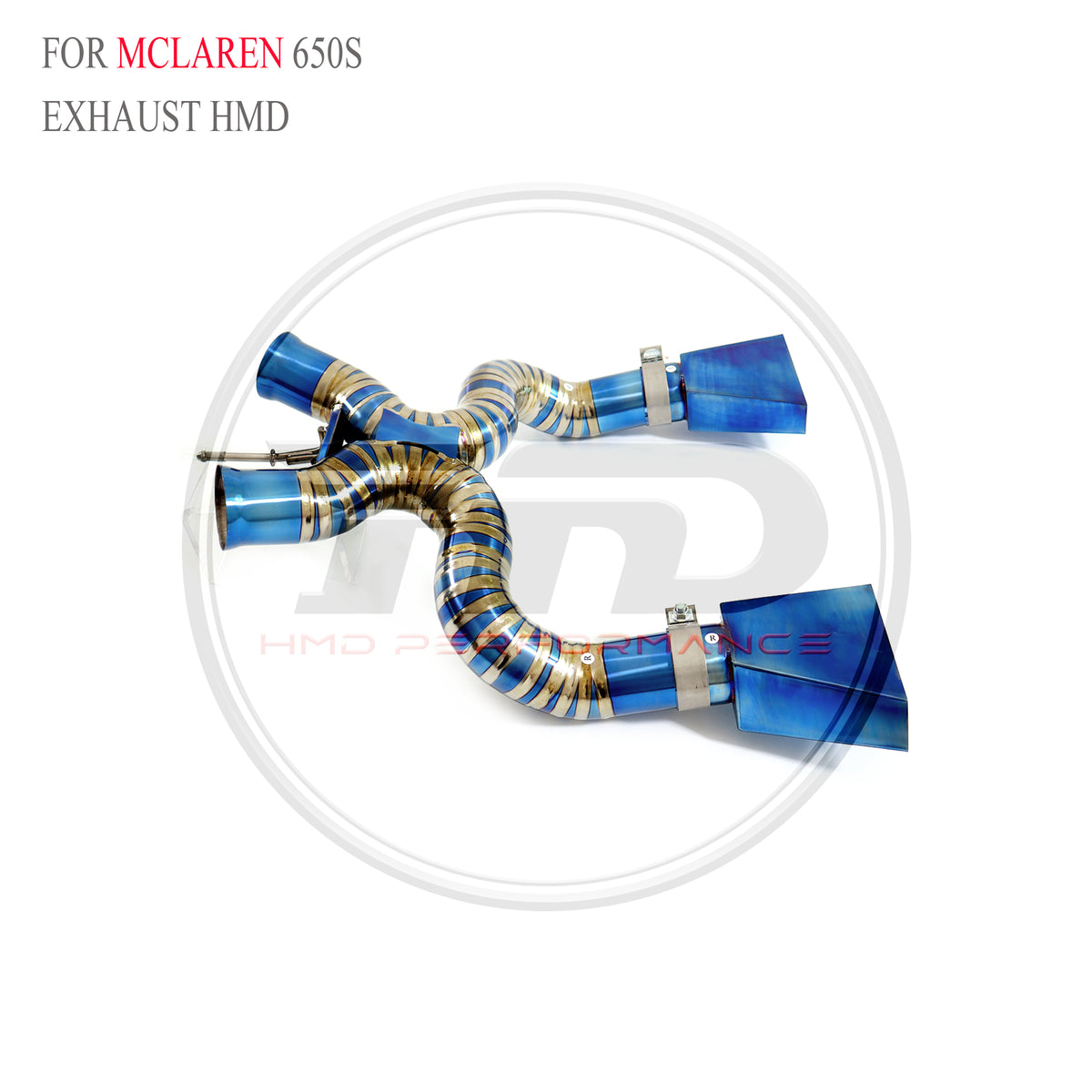 McLaren 650S catback Titanium Straight Sport Exhaust System - 5