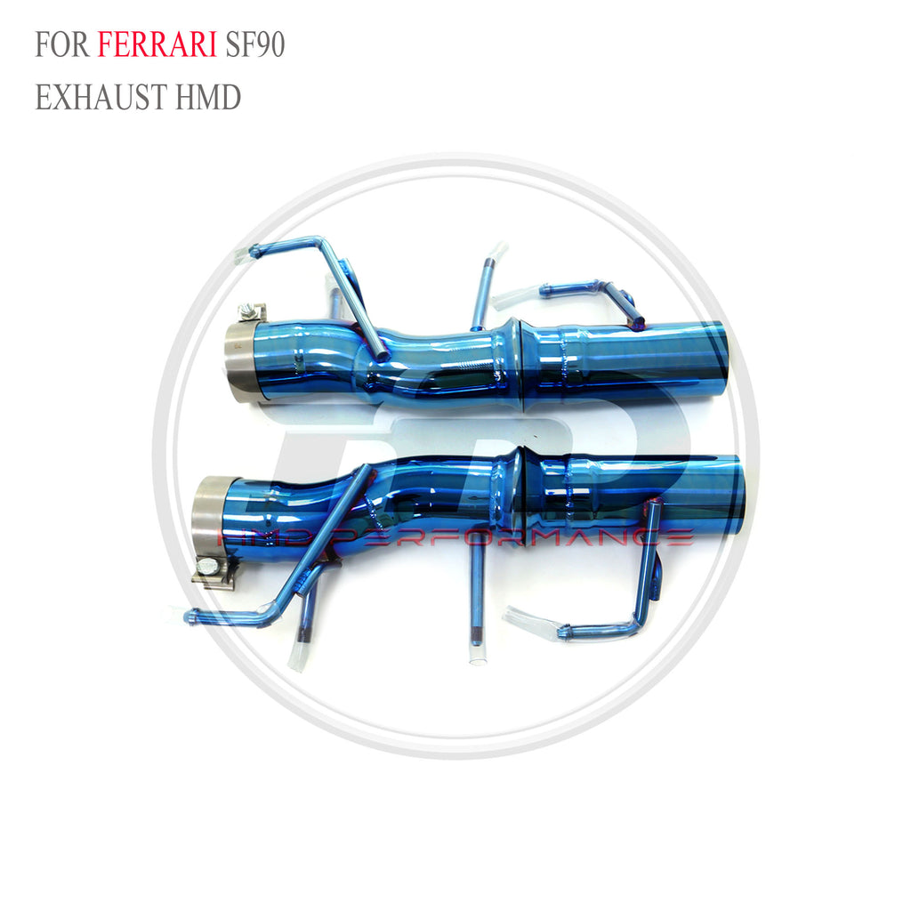 Ferrari SF90 Straight Catback SUS304 Racing Grade Exhaust System - 5