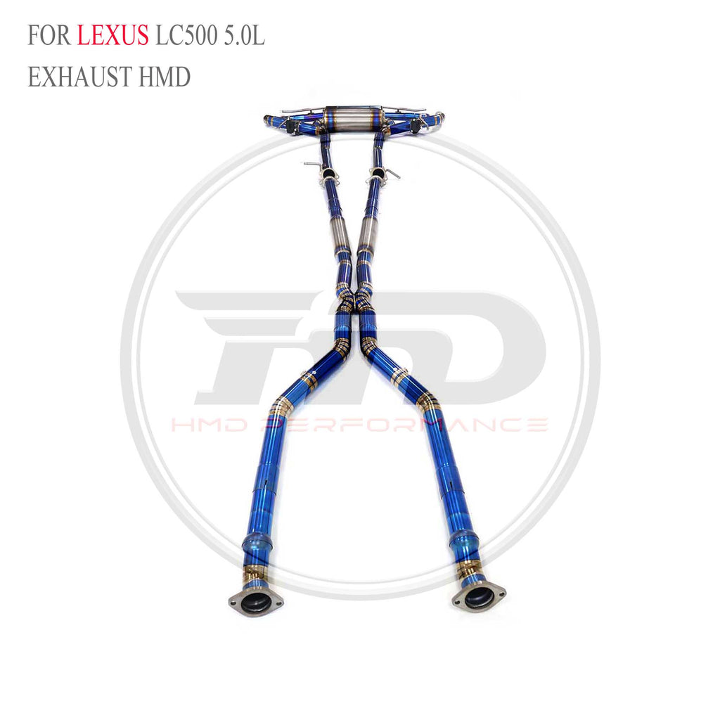 Lexus LC500 5.0L catback Titanium Sport Exhaust System - 4