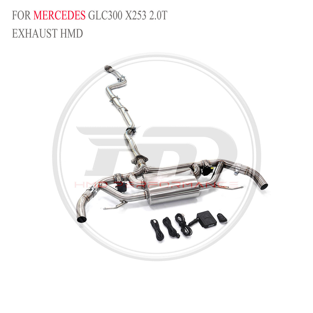 Mercedes-Benz GLC300 X253 2.0T catback SUS304 Sport Exhaust System - 4