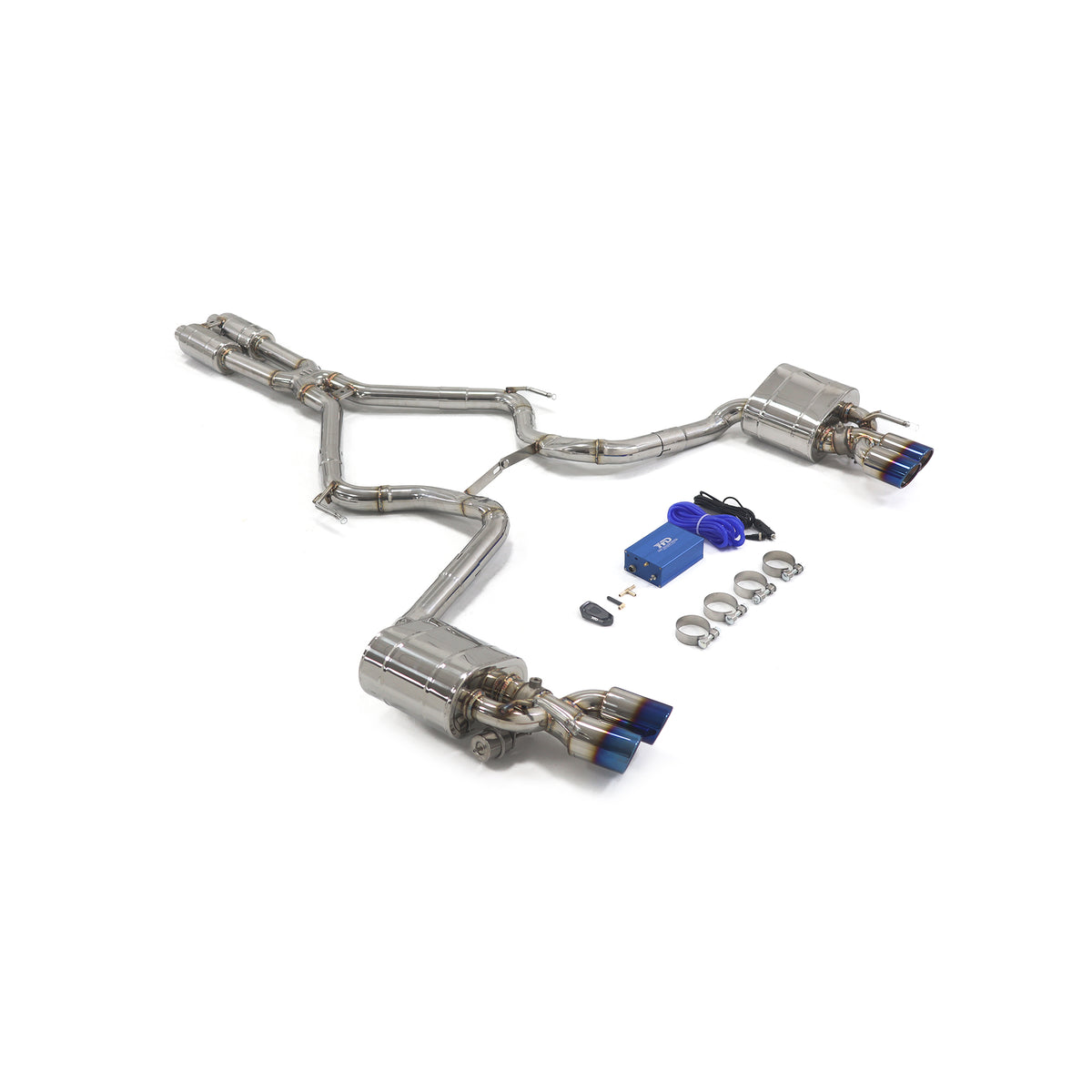 Mercedes-Benz SL500 R230 Valved Catback SUS304 Racing Grade Exhaust System - 1