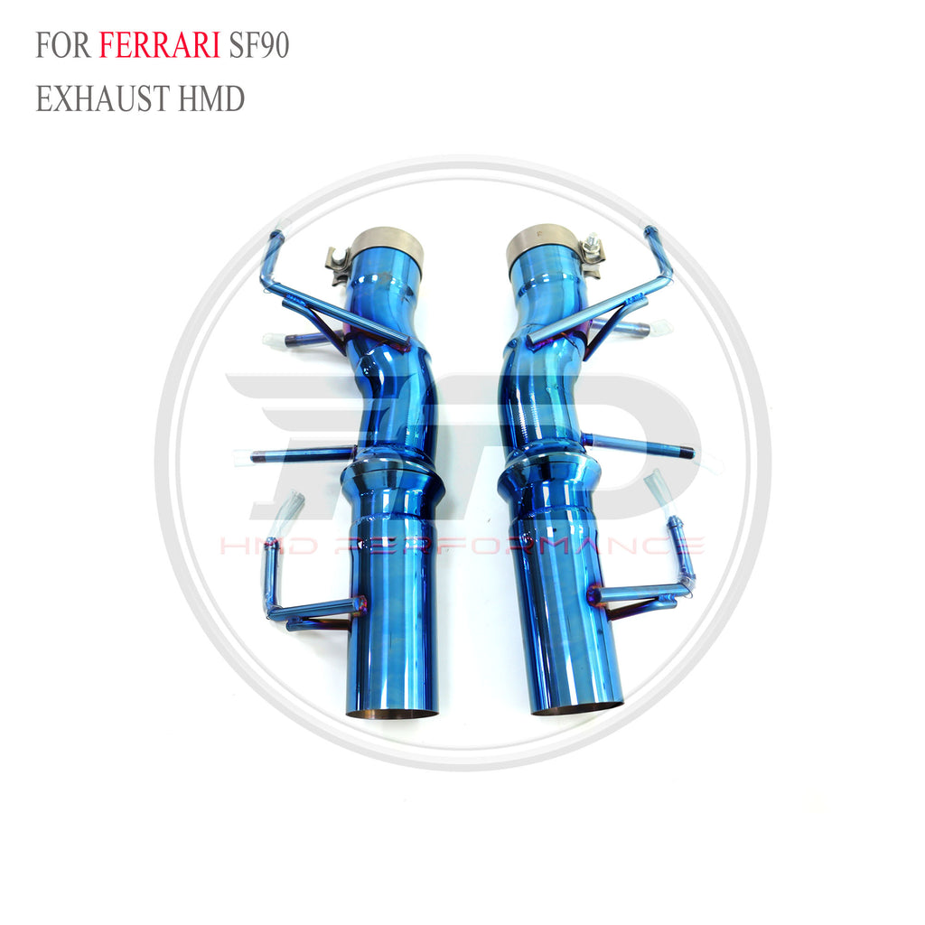 Ferrari SF90 Straight Catback SUS304 Racing Grade Exhaust System - 3