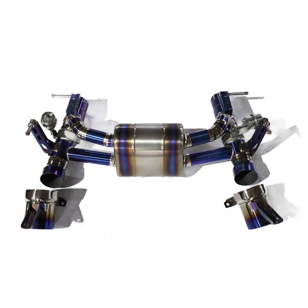 Ferrari 488 3.9T catback Titanium Racing Grade Exhaust System - 1