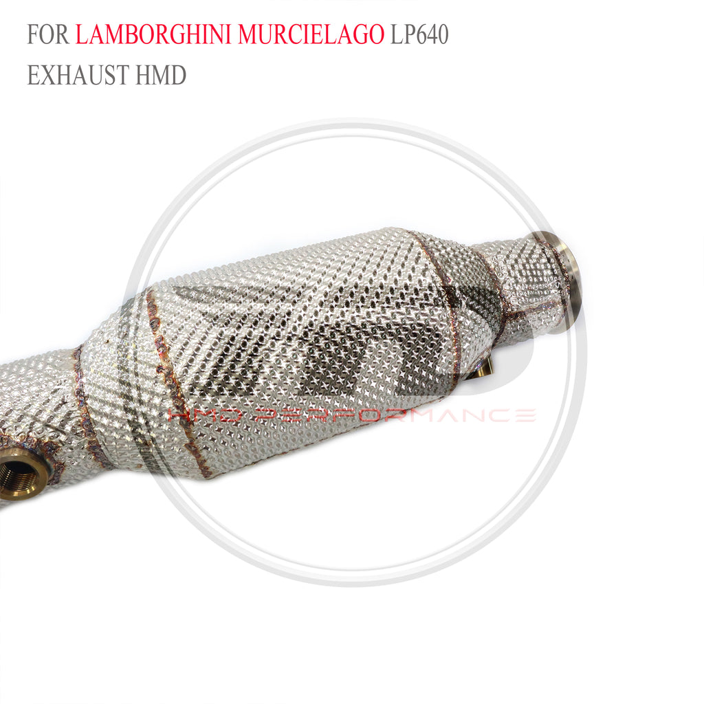 Lamborghini Murcielago LP640 2006-2010 Stainless Steel Downpipe - 4