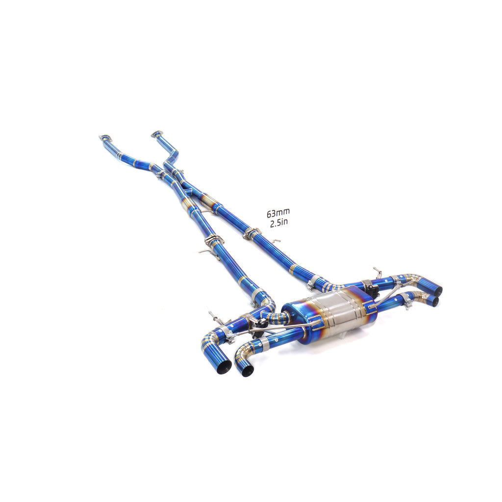 Lexus LC500h 3.5L Valved Catback Titanium Racing Grade Exhaust System - 1