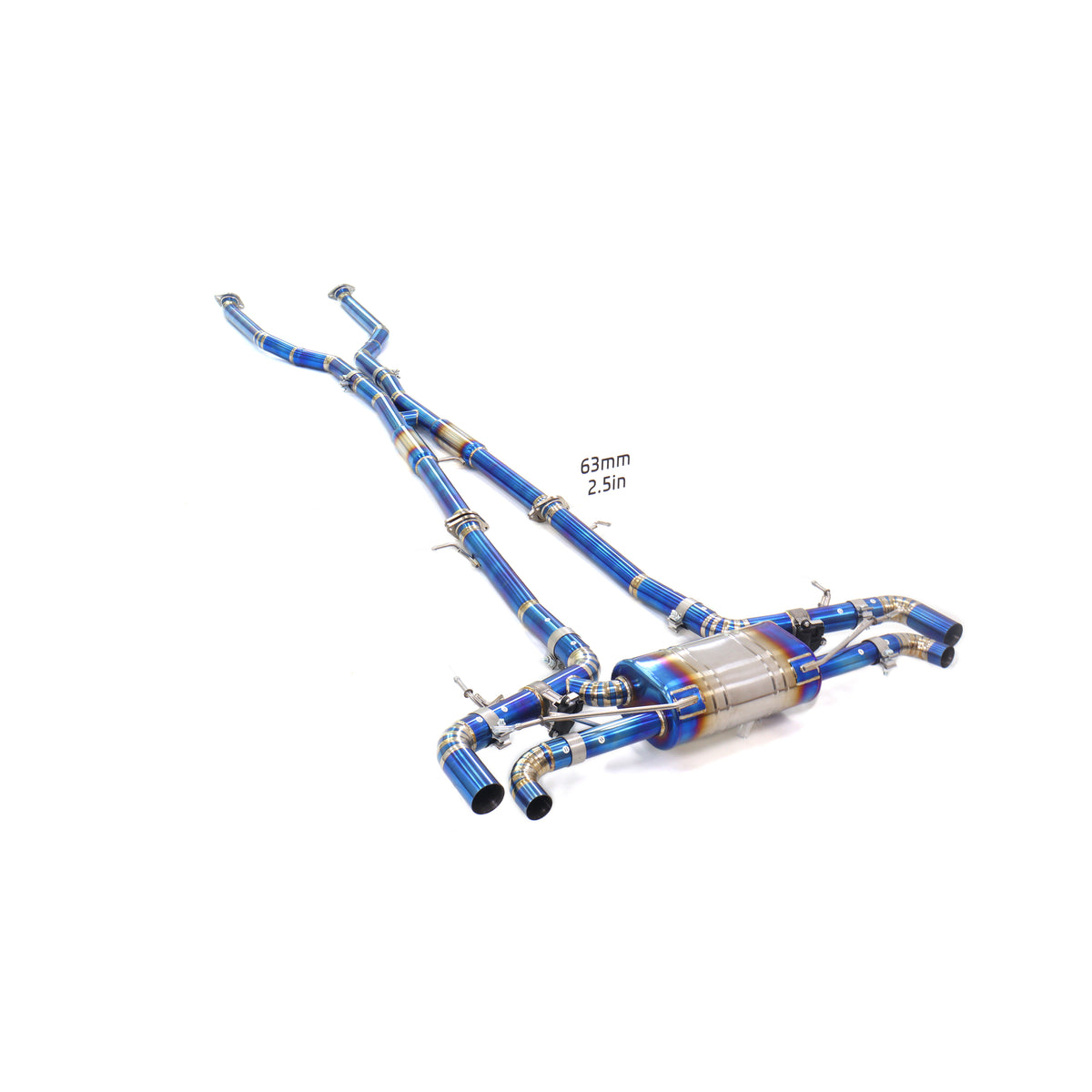 Lexus LC500h 3.5L Valved Catback Titanium Racing Grade Exhaust System - 1
