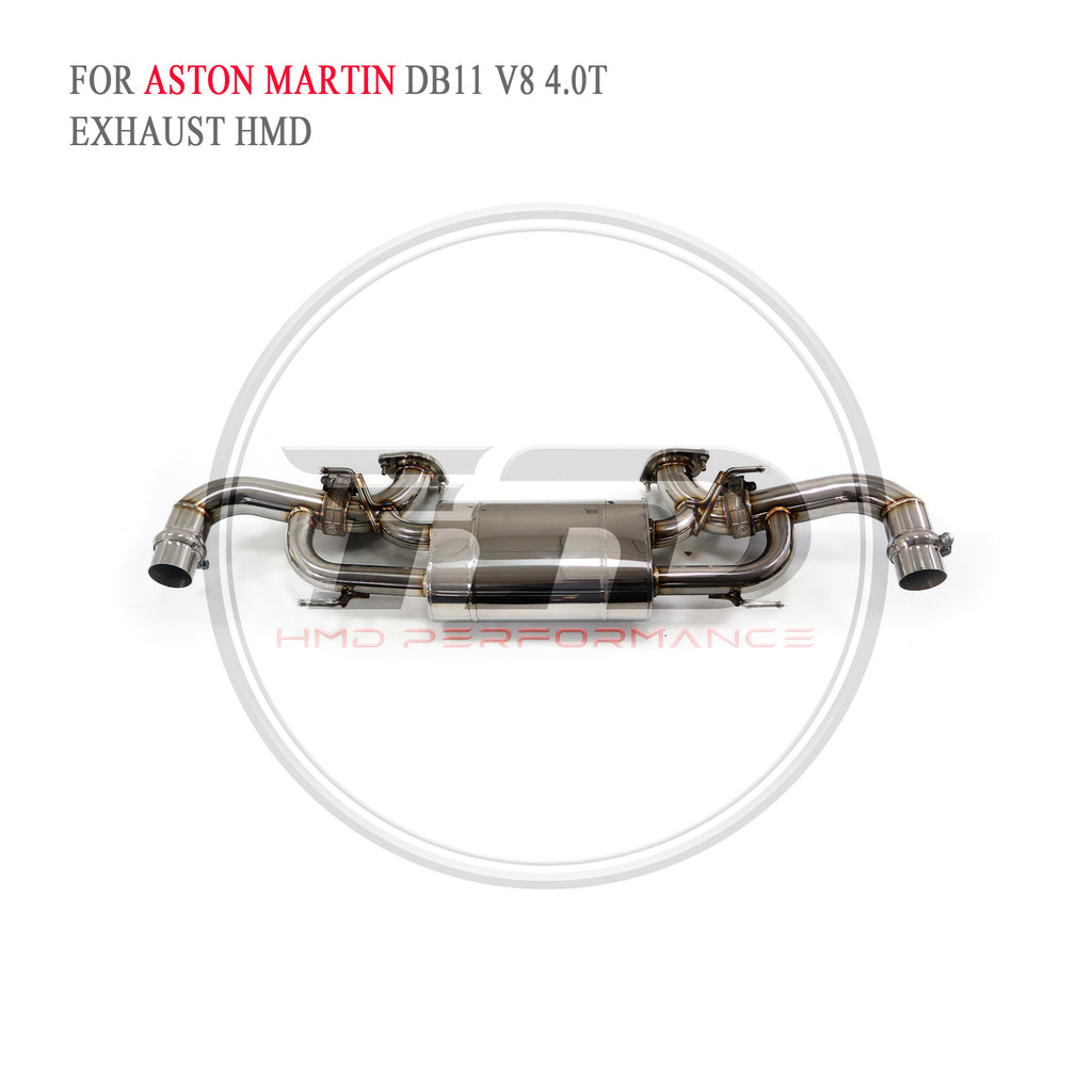 Aston Martin DB11 V8 4.0T Full Set Valved Catback SUS304 Racing Grade Exhaust System - 4